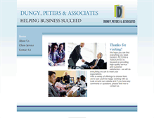 Tablet Screenshot of dungypetersandassociates.com